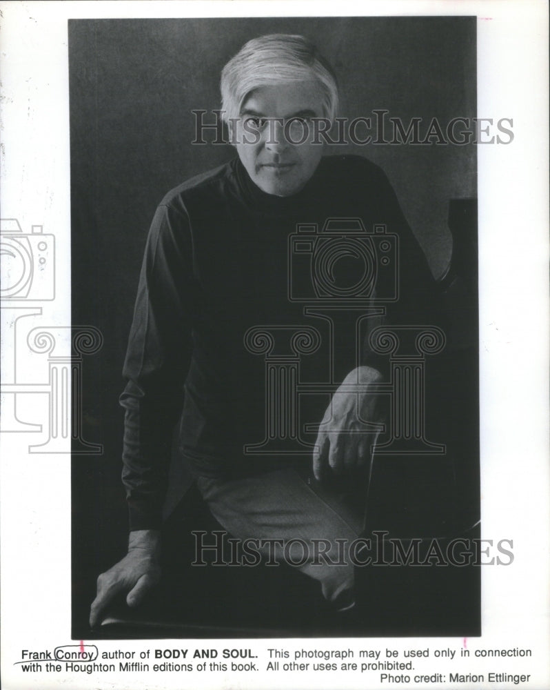 1993 Frank Conroy Author Body Soul Mifflin Houghton - Historic Images