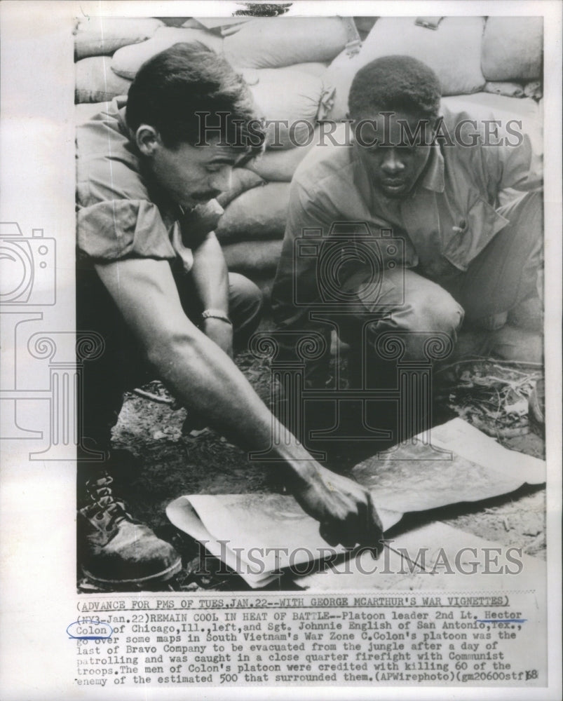 1968 Platoon Leader 2nd Lt Hector Colon Of Chicago-Historic Images