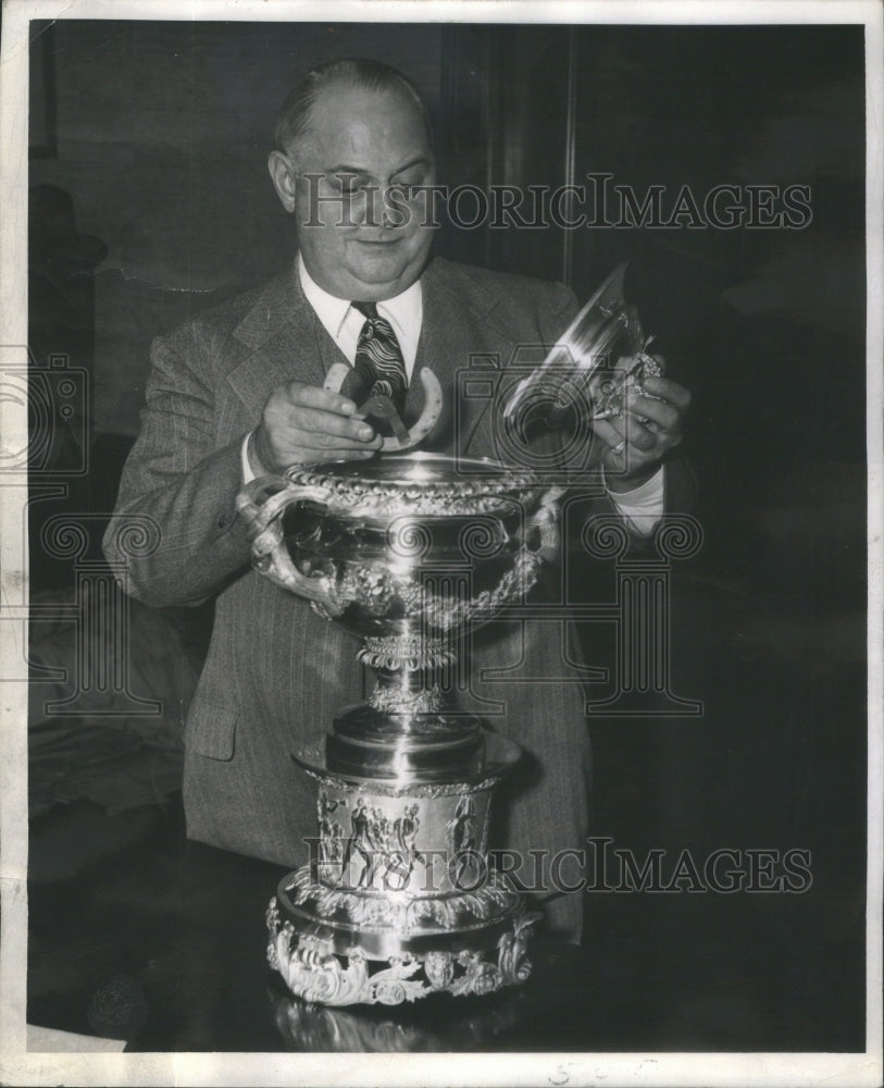 1944 John Allen President of Arlihgton Park Jockey Club - Historic Images