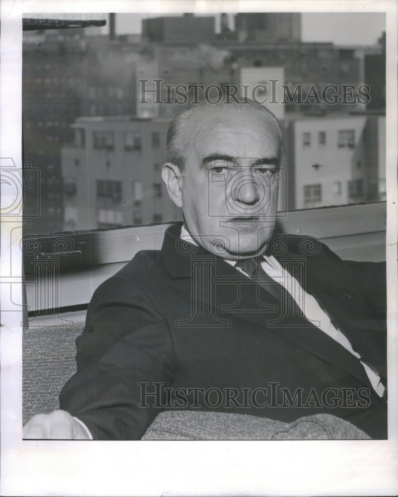 Press Photo French Ambassador Herve Alphand Firm West Berlin Issue - Historic Images
