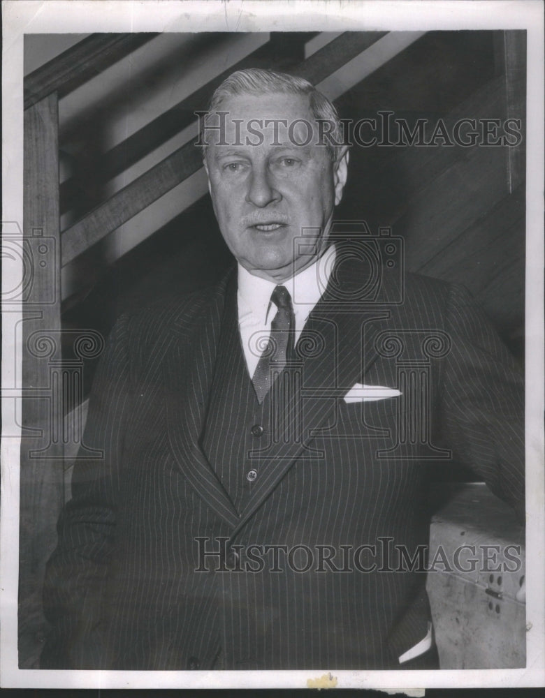 1953 American Ambassador To Great Britain Aldrich New York Arrival - Historic Images