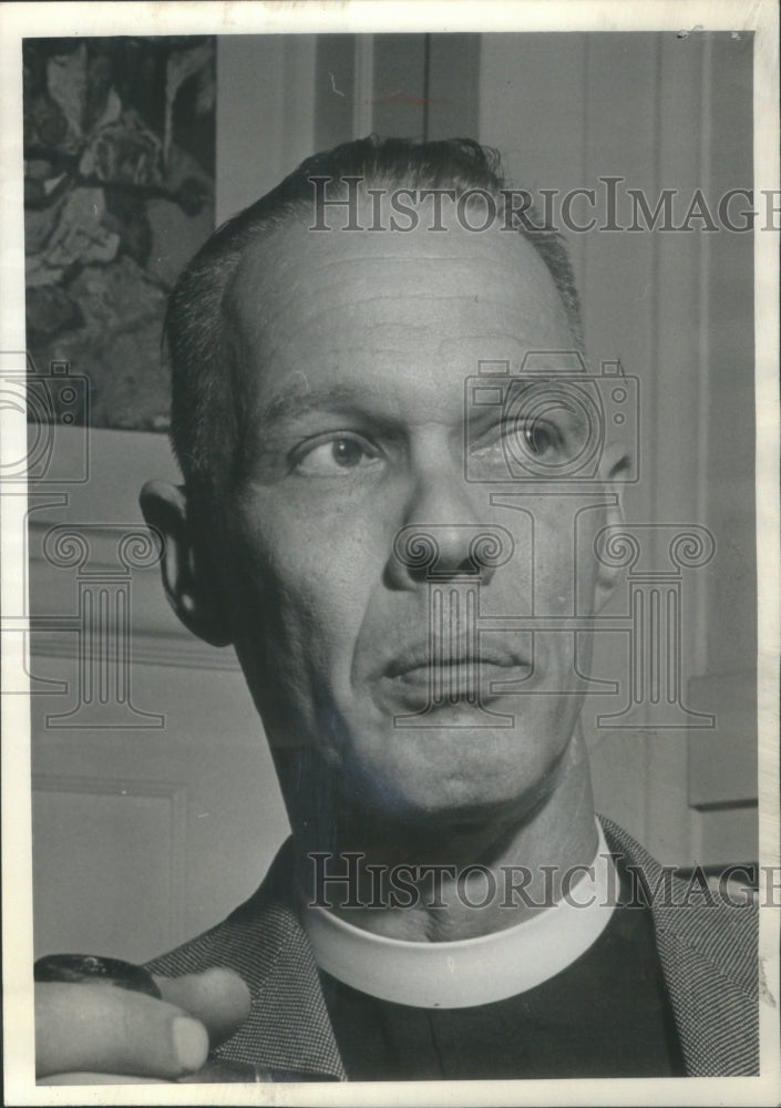1966 Press Photo Presbyterian Reverend Allison Chicago Profile- RSA84427 - Historic Images