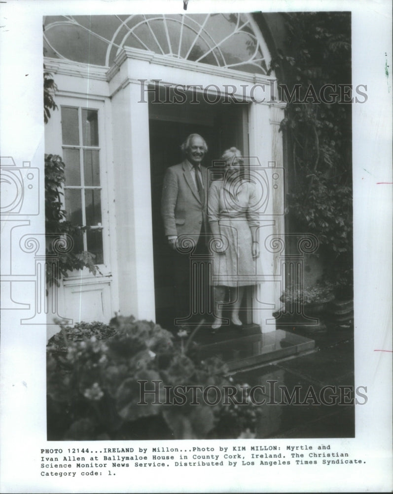 1984 Ireland Book Picture Ballymaloe House Owners Allen - Historic Images