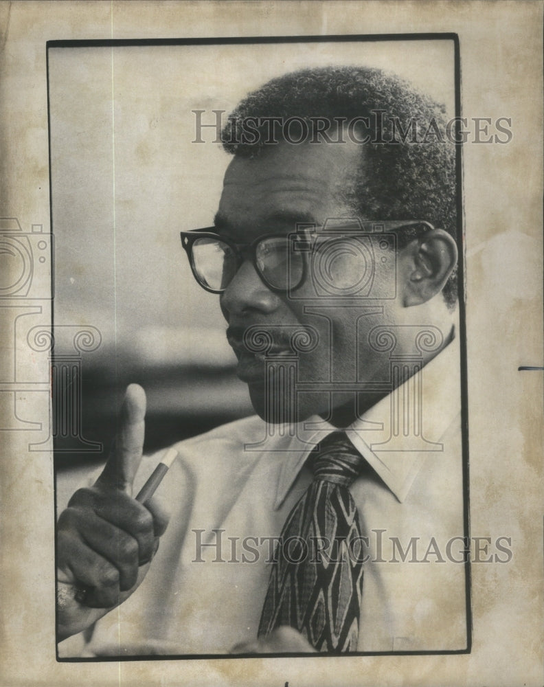 1975 Chicago State University President Alexander-Historic Images