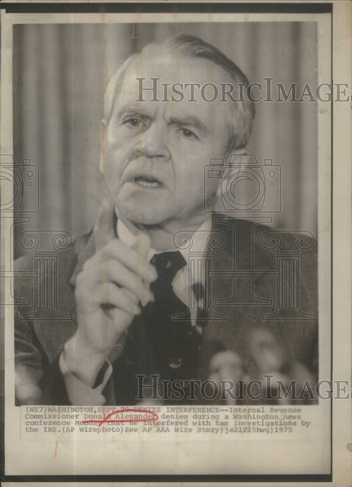 1975 Revenue Commissioner Donald Alexandre-Historic Images