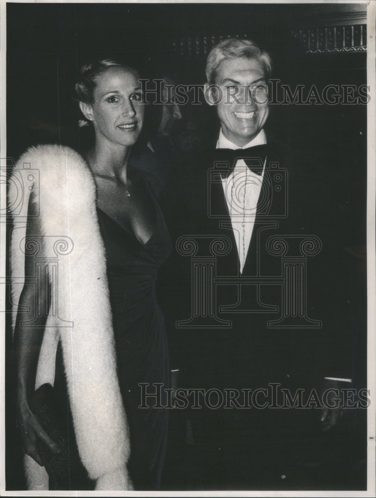 1980 Dr. And Mrs. George Allen At Opening Night Lyric Opera Season - Historic Images