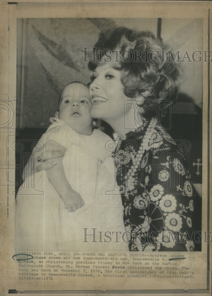 1971 Arlene Dahl son's Rounsevelle Schaum-Historic Images