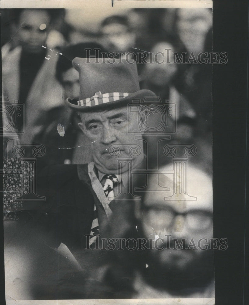 1973 Press Photo Lawrence Joseph Sarsfield Daly America Jost.- RSA84691 - Historic Images