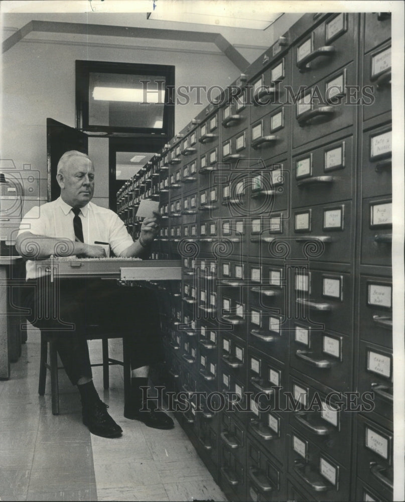 1966 Lieutenant Thomas J. Daly In Charge Missing Persons Department - Historic Images