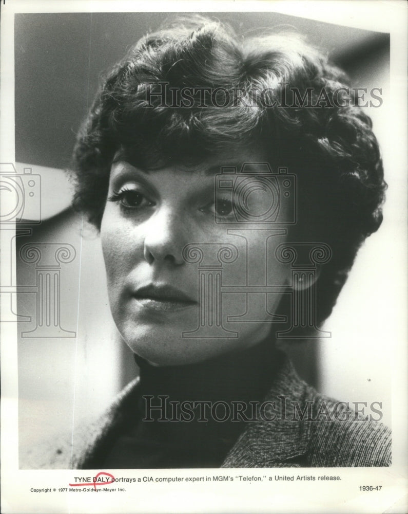 1978 Press Photo Tyne Daly Stars MGM&#39;s Telefon- RSA84791 - Historic Images