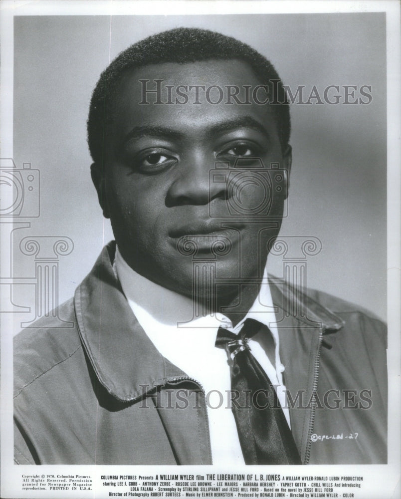 1970 Yaphet Kotto African-American Actor Liberation L.B. Jones - Historic Images