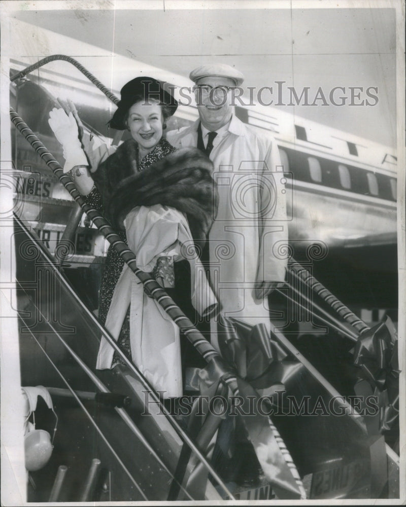 1959 Springline South America Editor Wade Franklin wife - Historic Images