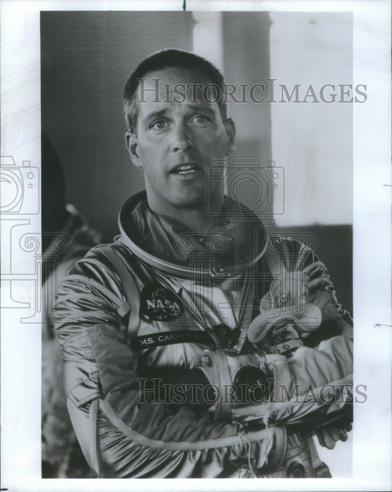 1983 Press Photo The Right Stuff Film Actor Frank Wearing Astronaut Suit - Historic Images