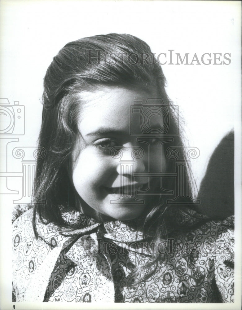 1981 Press Photo Melissa/Missy Francis/Child Actress/TV Journalist- RSA85881 - Historic Images