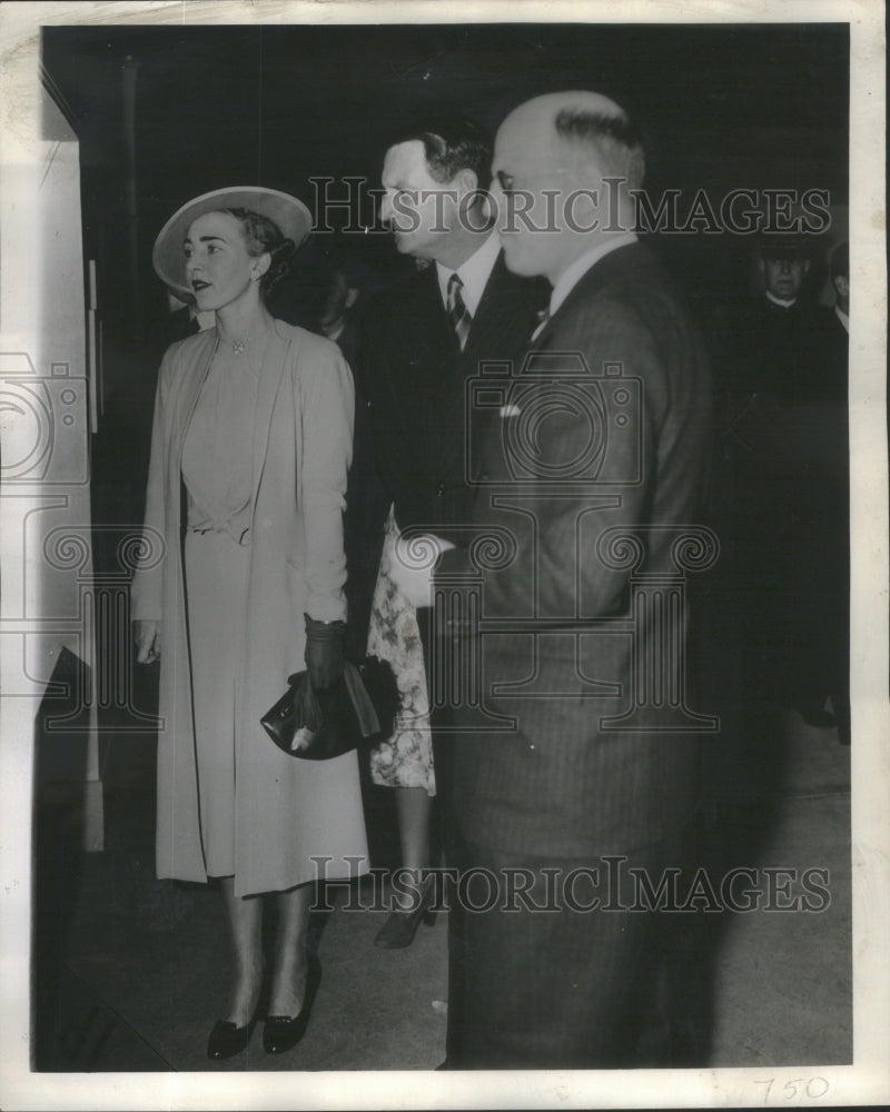 1939 Crown Princess Ingrid Crown Prince Frederik Chicago - Historic Images