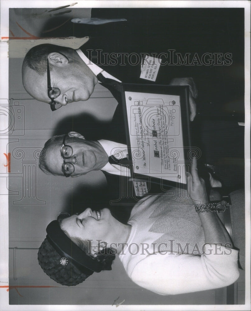 1962 Daily News Editor Du Bois Receiving Award Illinois - Historic Images