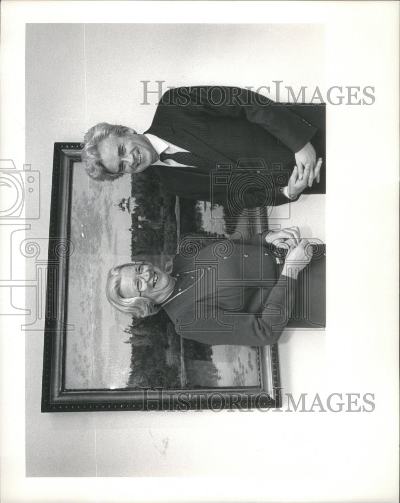 1987 Press Photo Soviet Union Ambassador Dubinin University Chicago Gray- Historic Images