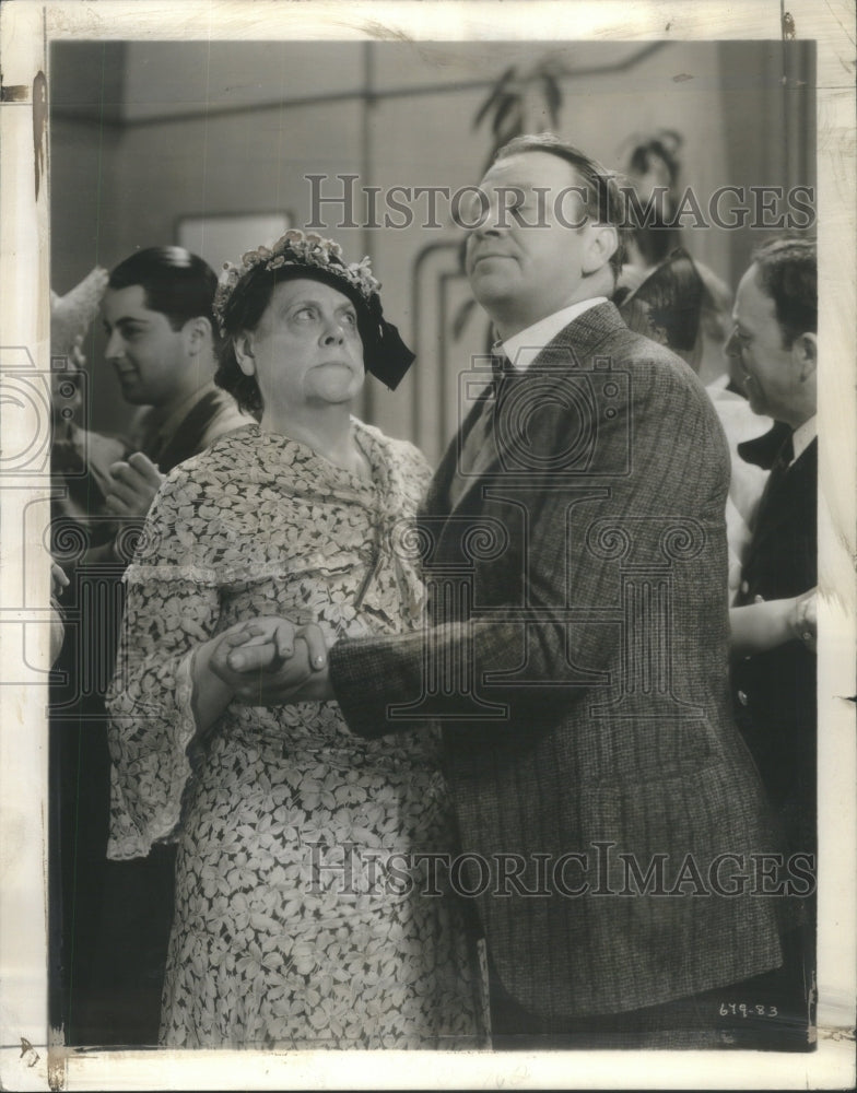 1933 Marie Dressler Wallace Beery grand manners Tugboat America - Historic Images