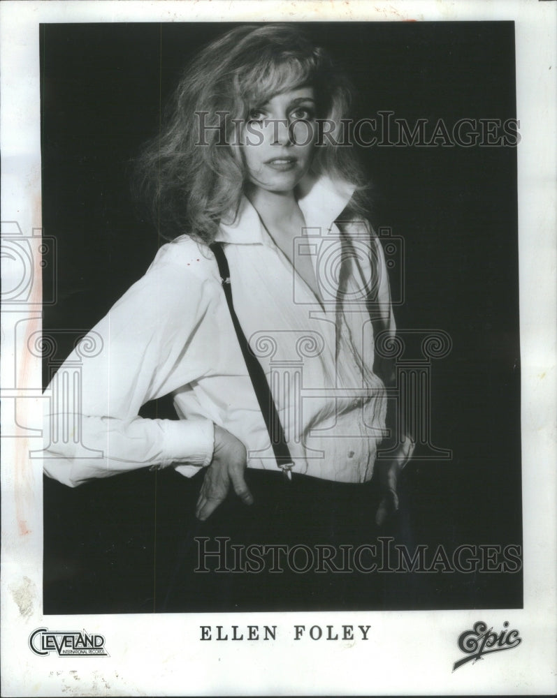 Press Photo Musician Ellen Foley - Historic Images