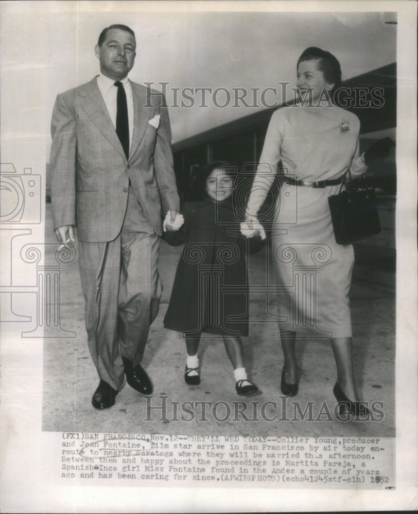 1952 Joan Fontaine American Film & Television Actress - Historic Images