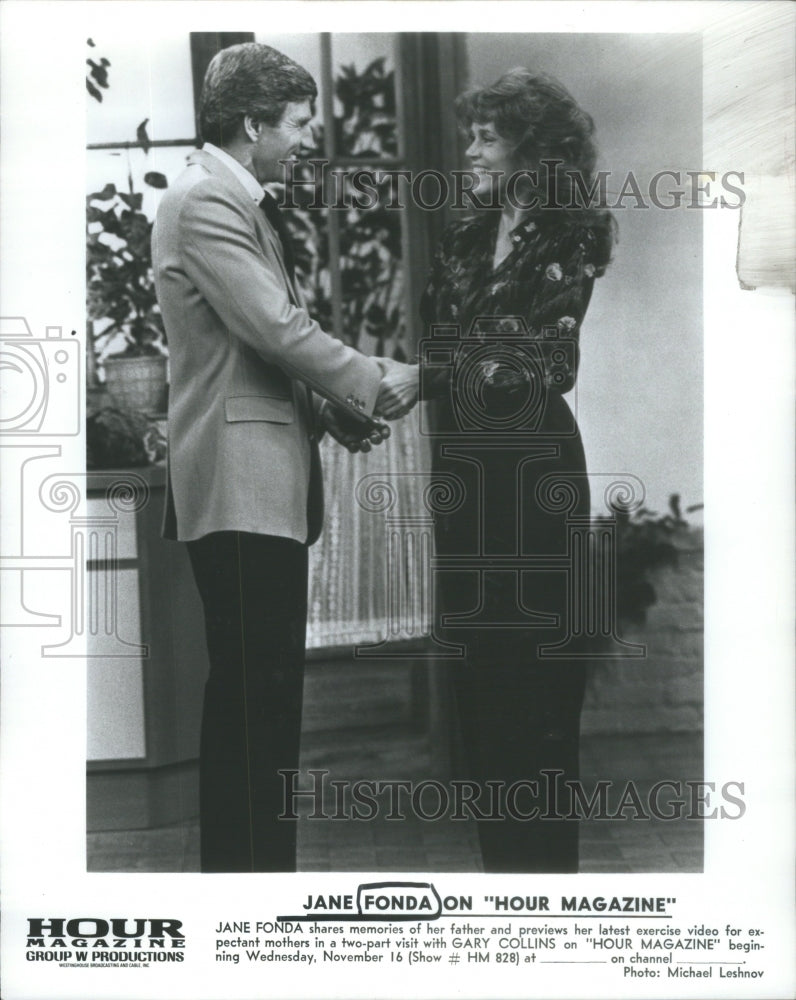 Jane Fonda Hour Magazine Memory Father Video Mother Gary Collins-Historic Images