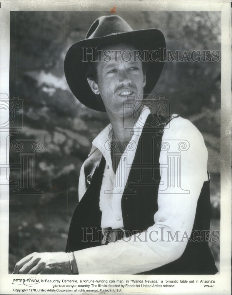 1978 Peter Fonda American Film & Television Actor - Historic Images