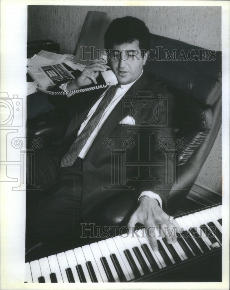 1985 Michael Lerich musician Wirlitzer keyboard guild hall - Historic Images