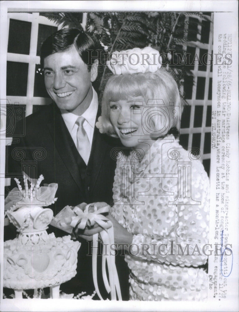 1965 Tommy Leonetti American Pop Singer &amp; Actor - Historic Images