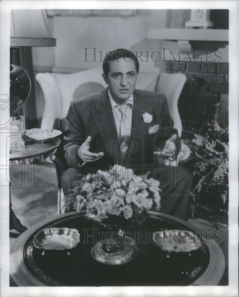 1952 Sheldon Leonard Operation Jeweler showcase ESP Dramatic Actor - Historic Images