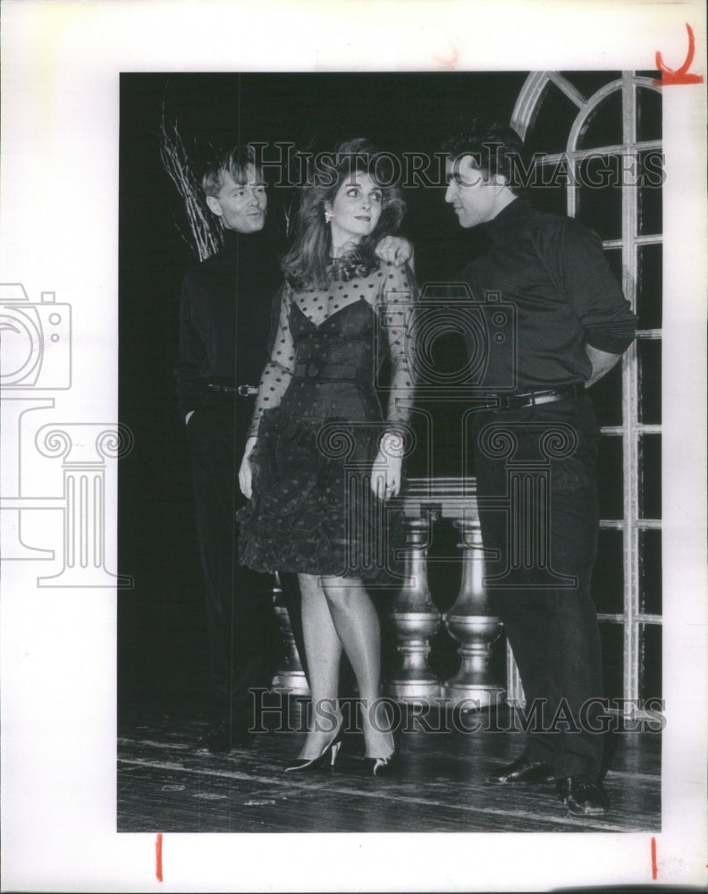 1990 Mrs. Mark Heister Models Scaasi Gown Donors Ball - Historic Images