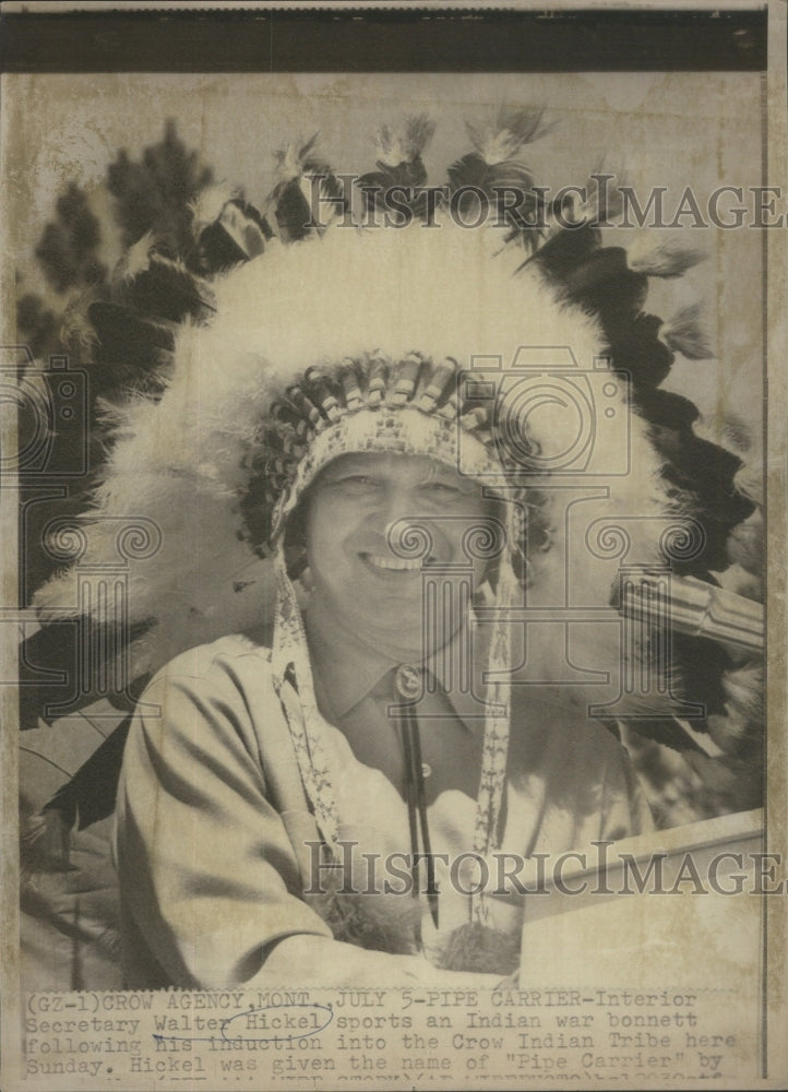 1970 Press Photo Interior Secretary Walter Hickel- RSA88373 - Historic Images