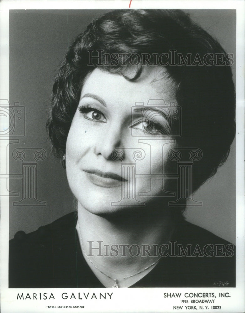 1977 Marisa Galvany Opera Ravinia James Levine Metropolitan Music-Historic Images