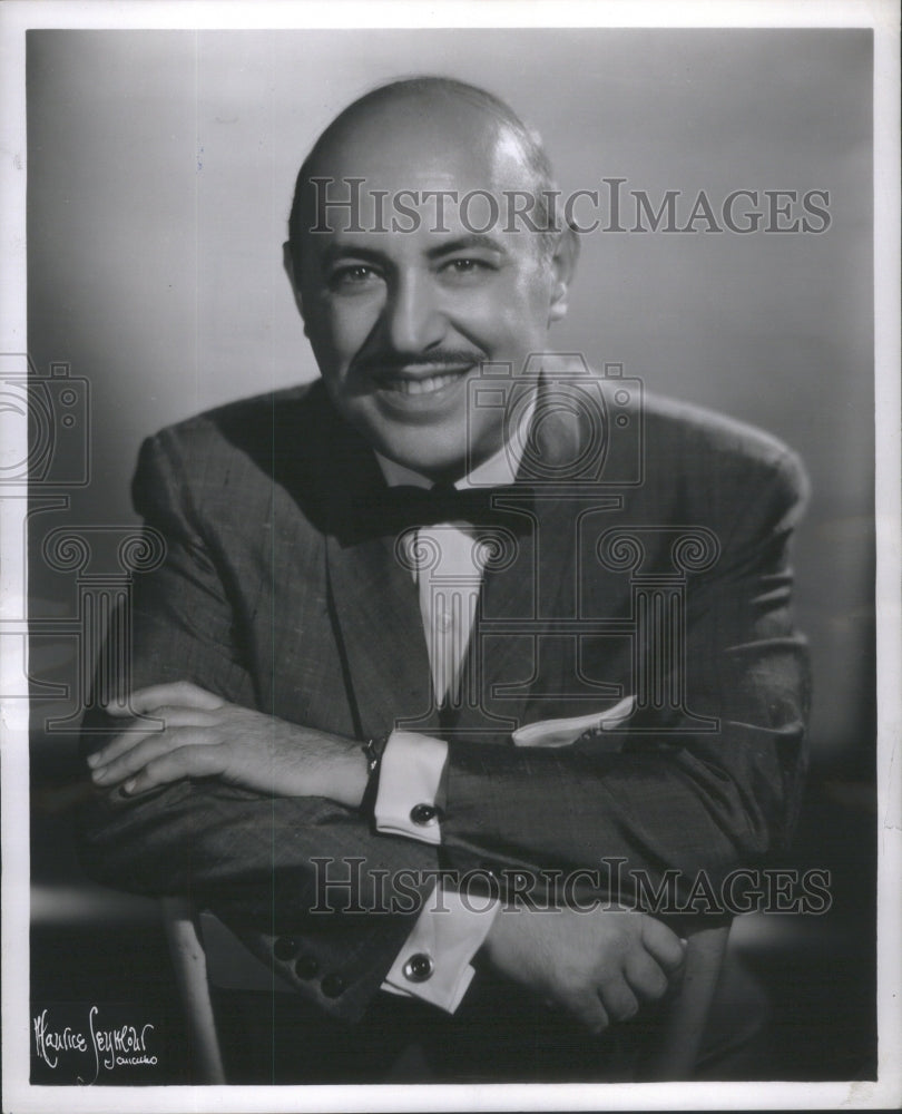 1958, Genial Joe Joseph Gallicchio Orchestra WNBQ NBC Adults conducts - Historic Images