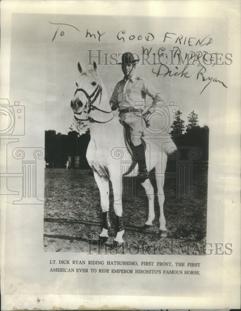 1946 Press Photo Lt. Dick Ryan- RSA88981- Historic Images