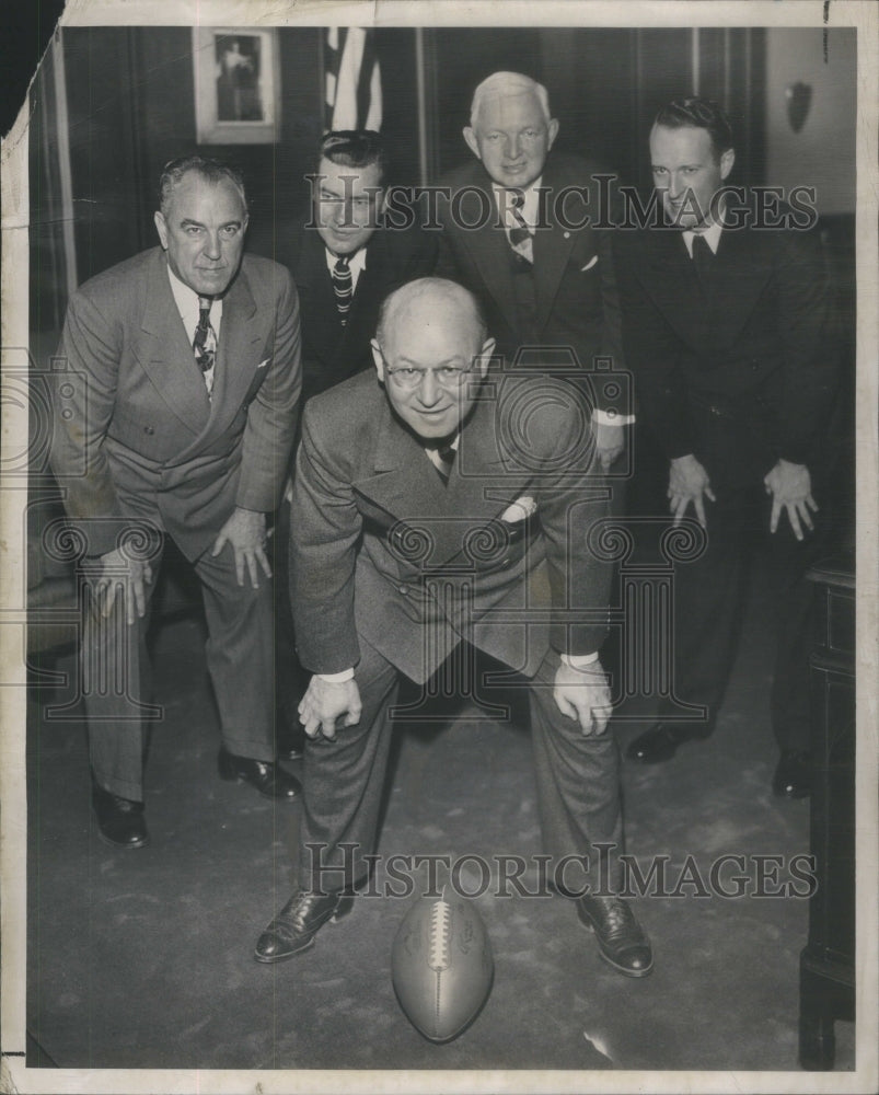 1947 Press Photo Barnet Hodes-Pritzlaff-Jack Anderson-Kennelly Fabius-Committee - Historic Images