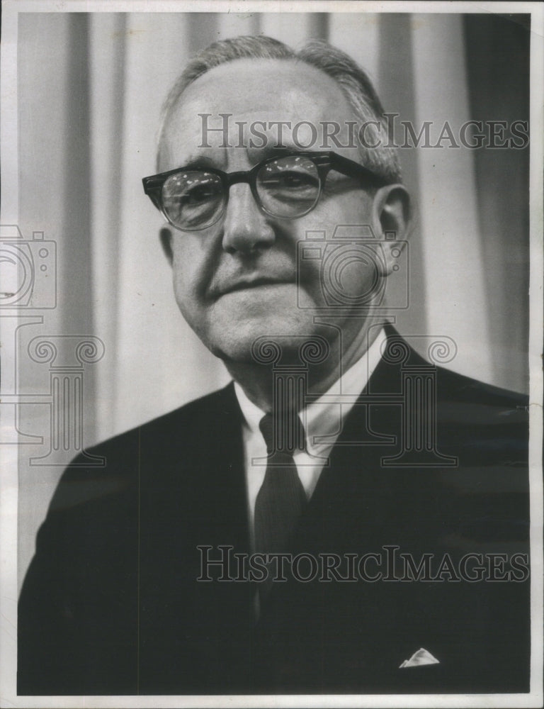 1966 Press Photo Dr. Charles Hudson president elect of the American Medical Assn - Historic Images