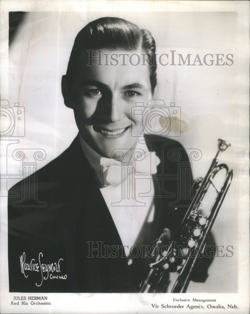 1953 Orchestra Leader Jules Herman - Historic Images