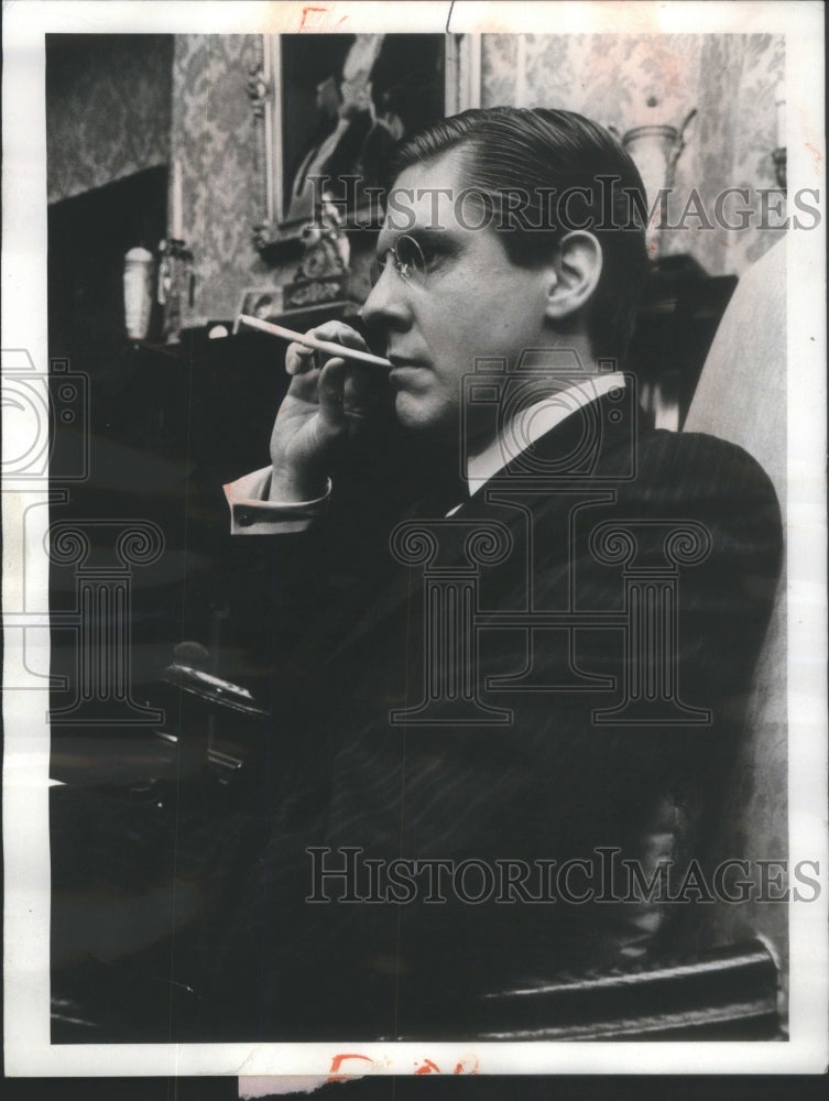 1977 Press Photo Actor Ed Herrmann as Franklin in "Eleanor and Franklin" - Historic Images