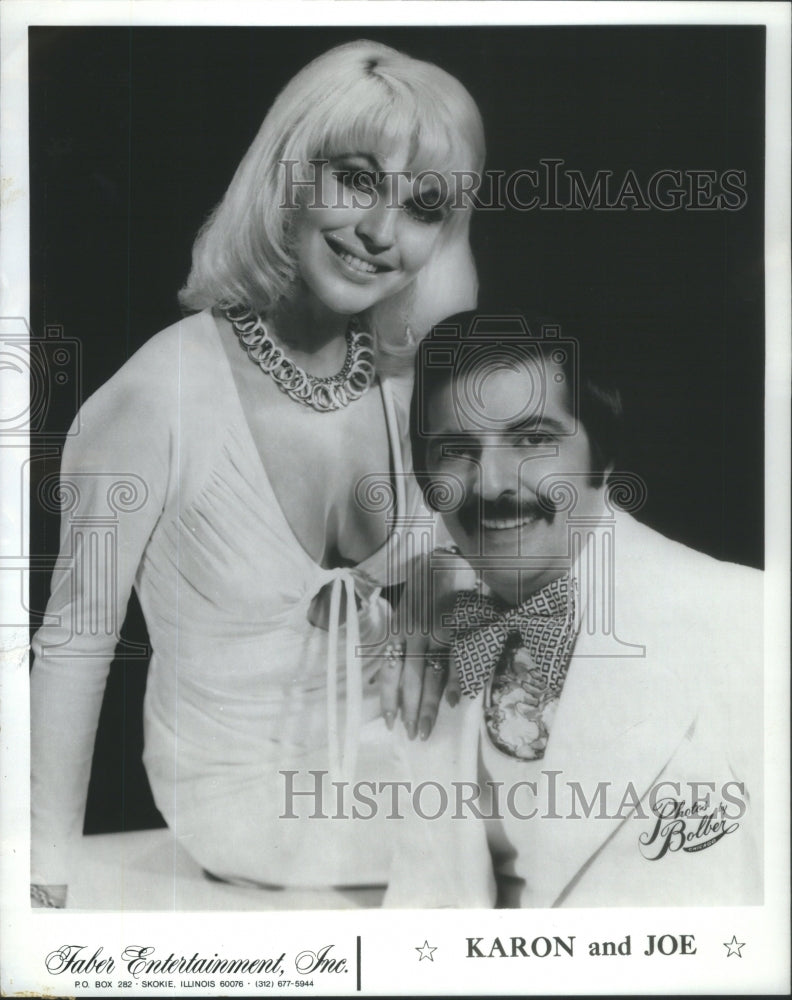 1974 Entertainers Karon And Joe - Historic Images