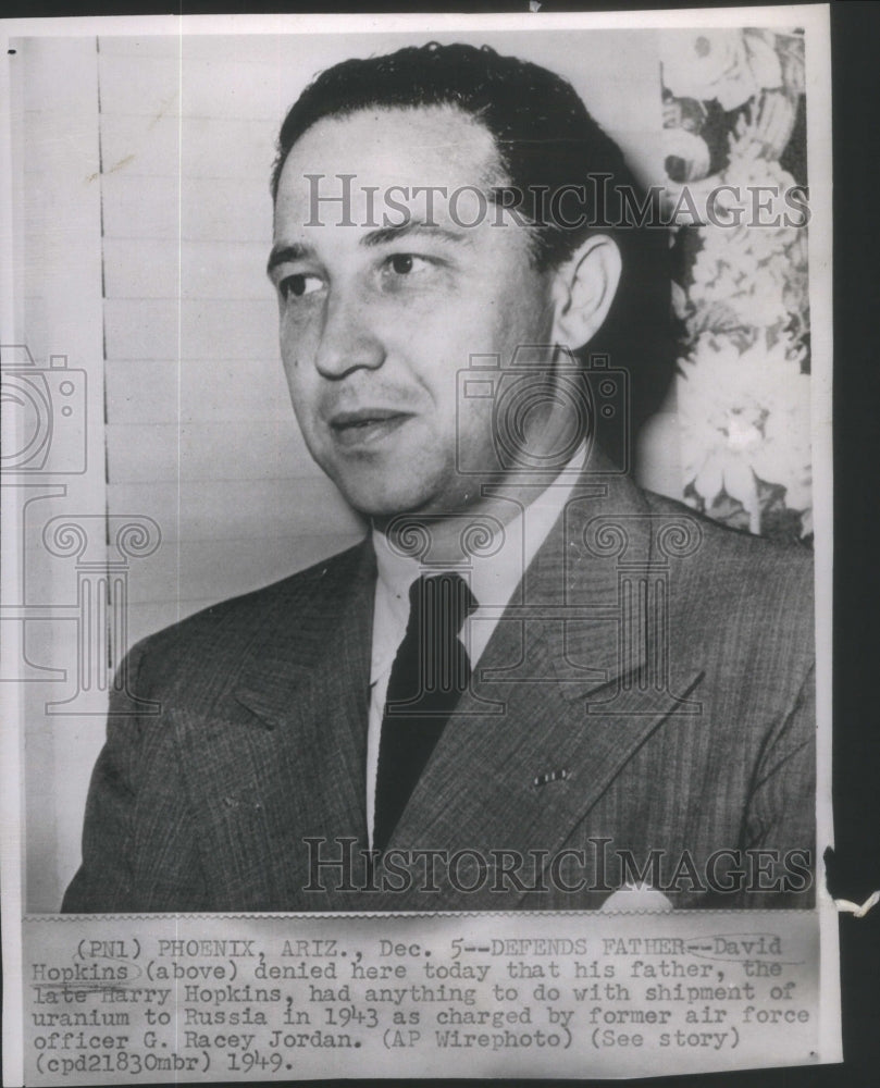 1949 David Hopkins Harry Hopkins Russia Jordan - Historic Images