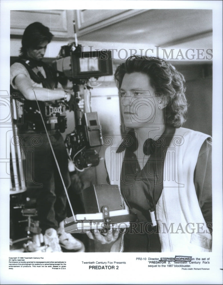 Director Stephen Hopkins Of Predator 2-Historic Images