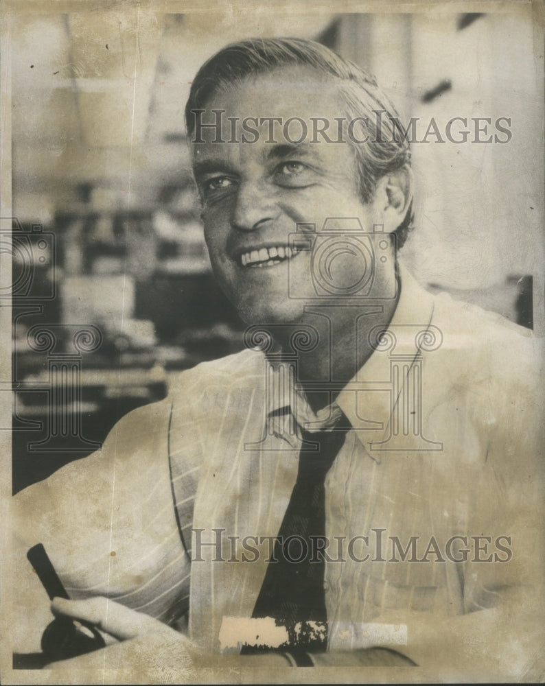 1977 San Francisco Columnist Art Hoppe Smiling-Historic Images