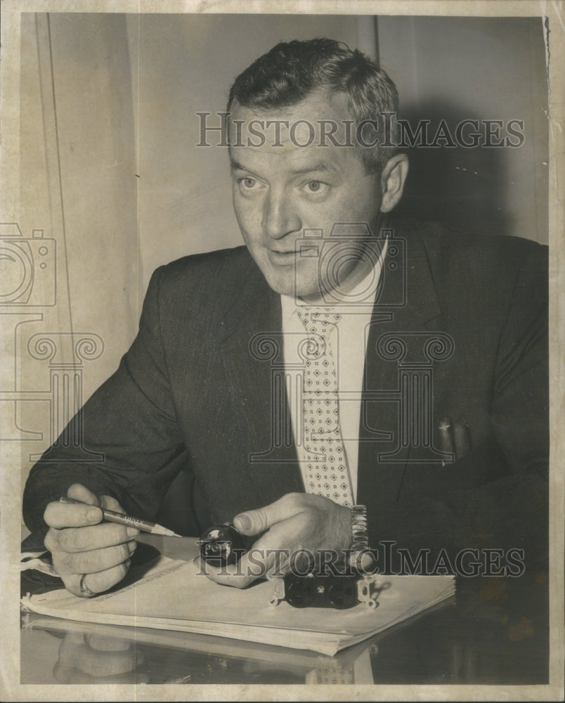 1957 WM Hogan Jr. chief city electrical inspector-Historic Images