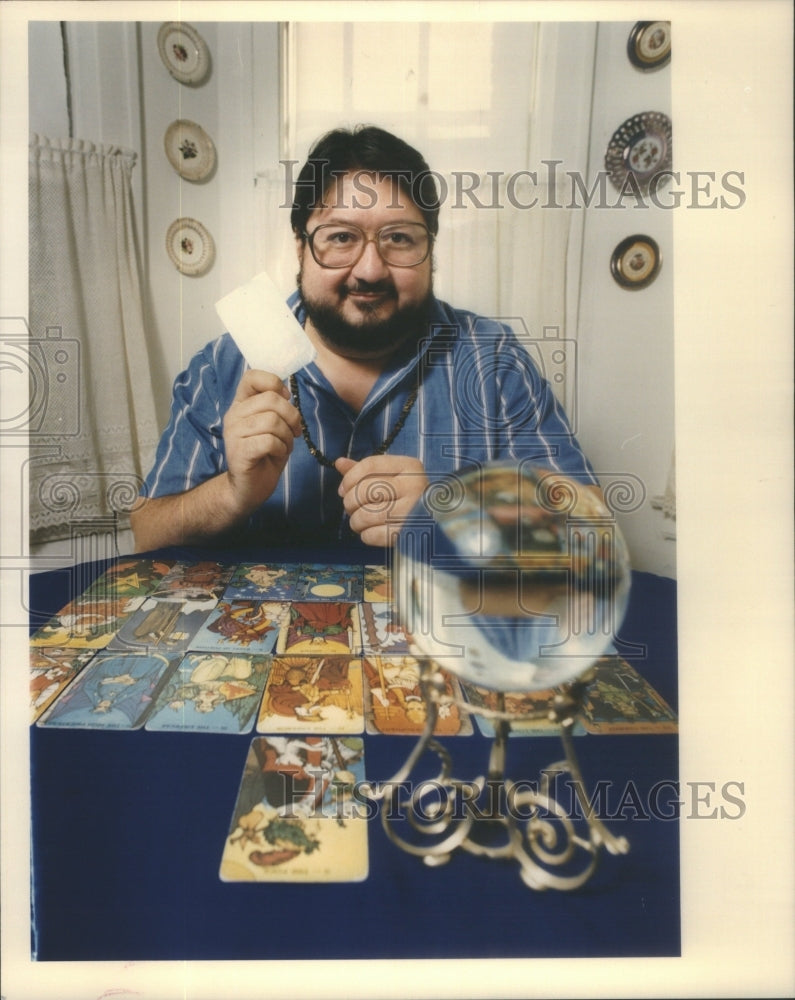 1992 Gunn Hollingsworth Tarot Card Reader Psychic - Historic Images