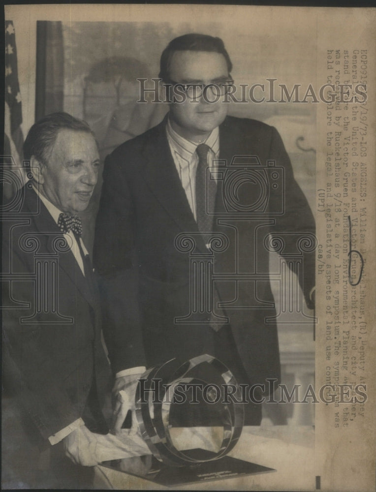 1973 William Ruckelshaus Deputy Attorney General US Gruen - Historic Images