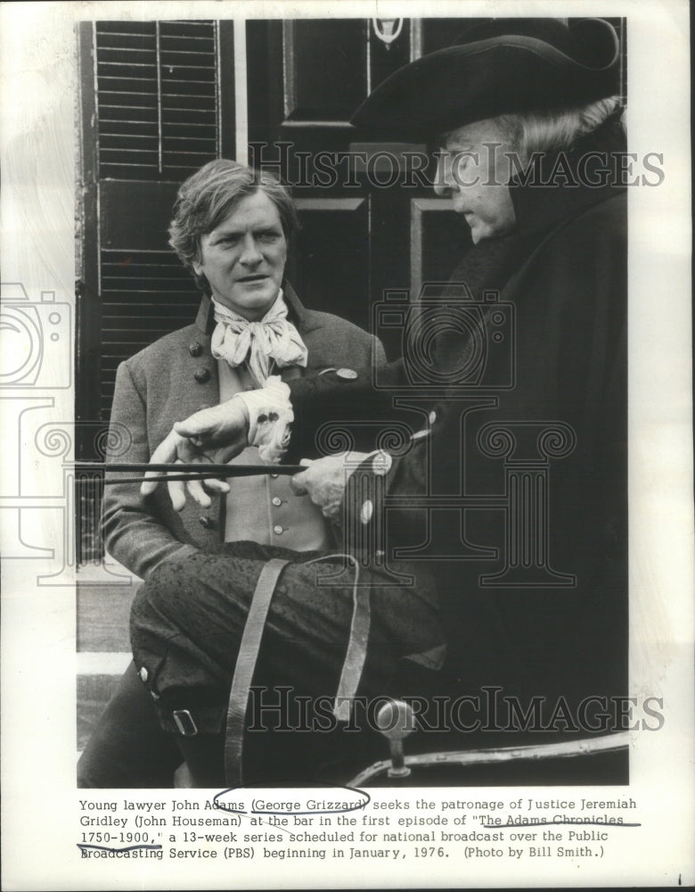 1975, Actor George Grizzard PBS Show &quot;The Adams Chronicles 1750-1900&quot; - Historic Images