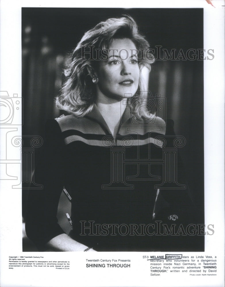 1993, Melanie GriffithLinda VossNazi Germany Twentieth- RSA91099 - Historic Images