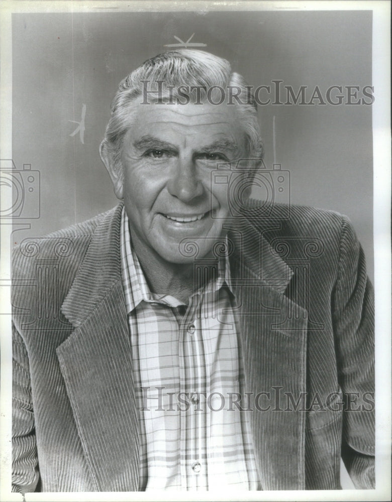 1986 Matlock Series Lead Actor Griffith Promotional Portrait - Historic Images