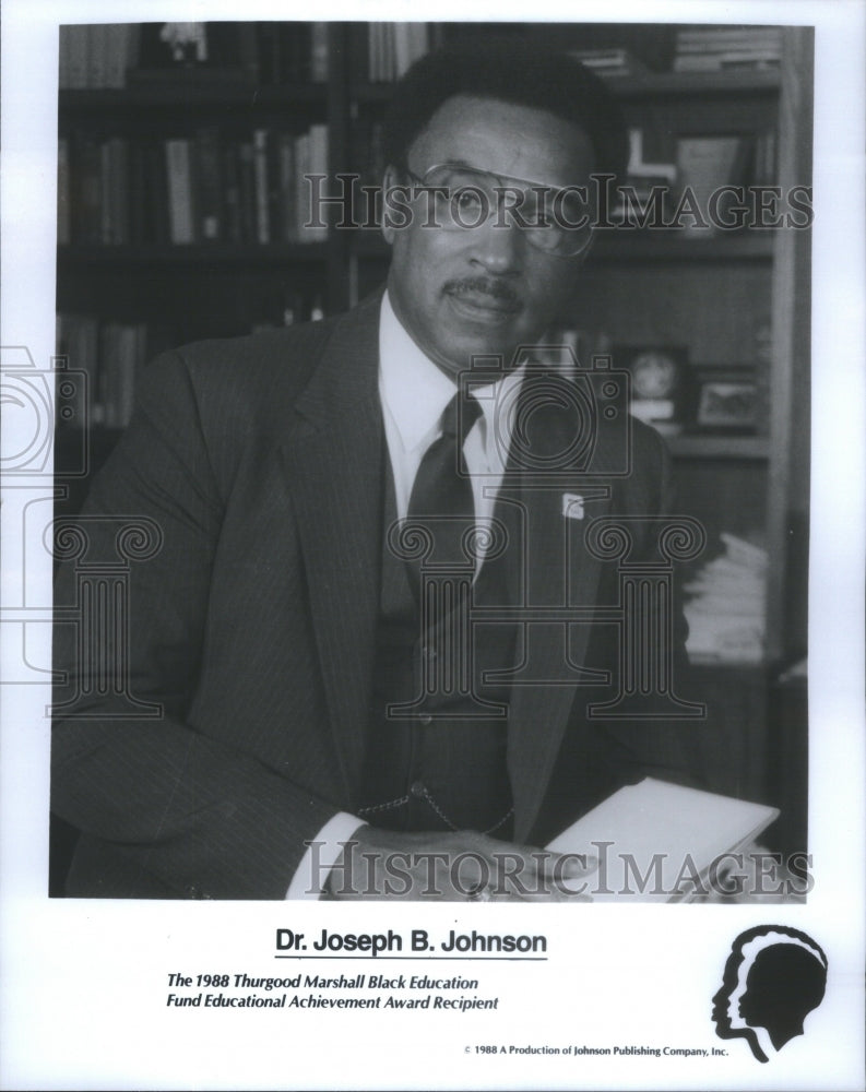 DR Joseph Johnson Thurgood Marshall Black education fund - Historic Images