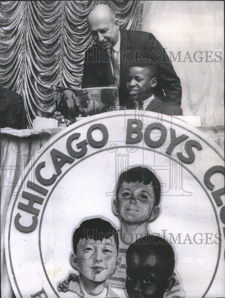 1967 Press Photo Chicago Boys Club 66th Annual Luncheon Meeting - Historic Images